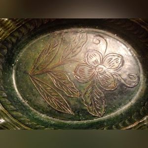 Mexican Artisan Dark Green bowl/tray
